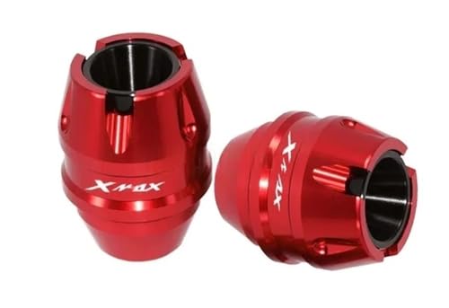 Protection cadre NMAX 155 et NVX, curseur de carter moteur premium rouge