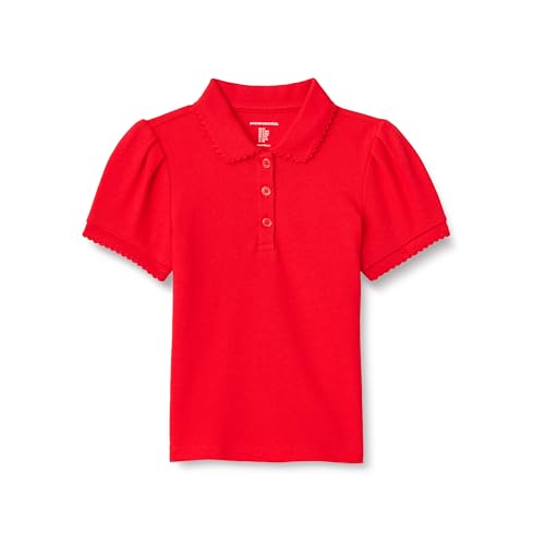 Image of Amazon Essentials Girls and Toddlers' Uniform Pique Polo Shirt