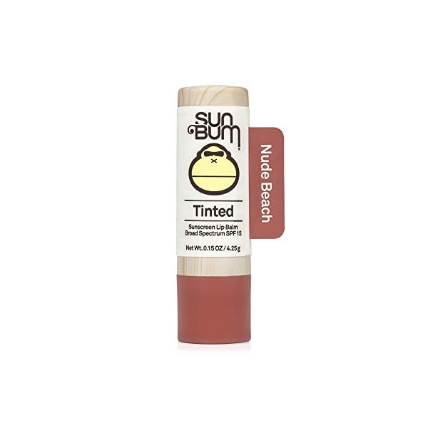Sun Bum Tinted Lip Balm Nude Beach | SPF 15 | UVA / UVB Broad Spectrum Protection | Sensitive Skin Safe | Paraben Free…