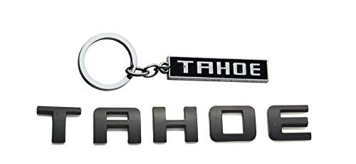 Emblema para Chevy Tahoe 07-19 en elegante acabado negro mate