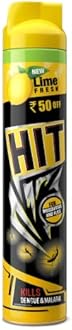 Hit Flying Insect Killer - Mosquito & Fly Killer Spray (625Ml) | Lime Fragrance | Instant Kill | Protection From Dengue & Malaria, Pack Of 1