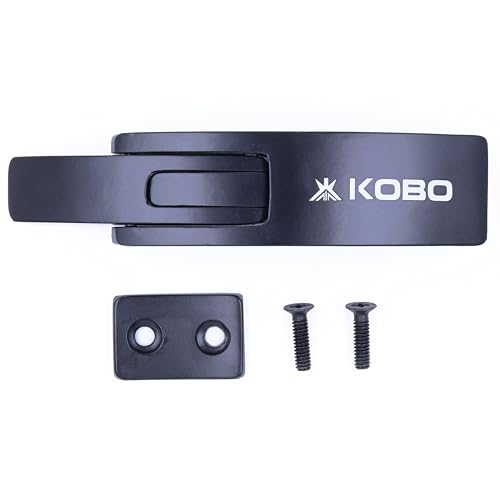 Image of Kobo Heavy Duty Spare Lever Buckle for Powerlifting Belt - Adjustable Replacement Locking Buckle for 8mm, 10mm & 13mm Gym Lever Belts - Steel Lever Clip for Weightlifting, Deadlift, Squat (Imported)
