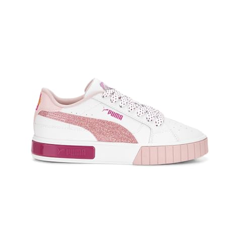 PUMA Kids Girls Cali Star X P. Patrol Glitter Lace Up Sneakers Shoes Casual - White