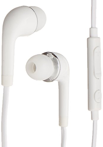 MagicGuardz® - Made for Samsung Galaxy S6 S5 S4 S3 Note 2 3 4 - Stereo Headset Earbud Earphones with Mic - White
