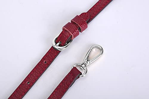 Image of LIVE UP Full Grain Purse Strap Genuine Leather Replacement for Cross Body Bag Handbags