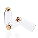 Kingrol 70 Pack 30ml Cork Stoppers Glass Bottles, Wishing Bottles with Personalized Label Tags and String, Mini Bottle for DIY Crafts, Wedding Party Favors