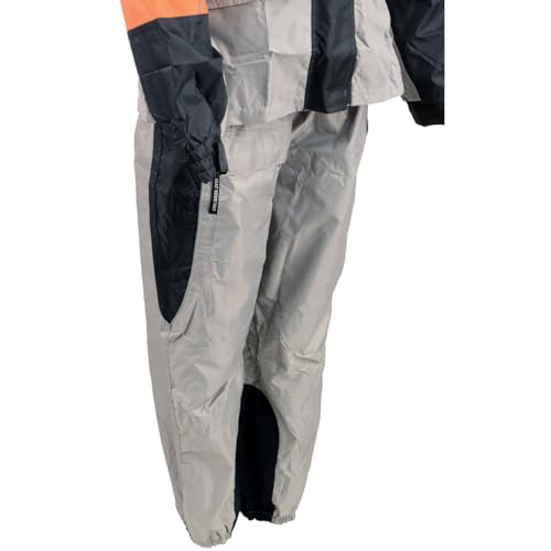 Image of NexGen Men's Rain Suit - Black /Orange /Gray