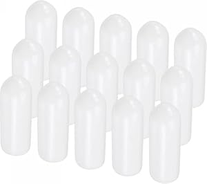 TA-VIGOR 4.5mm Gummi-Endkappen, weiße Ausführung