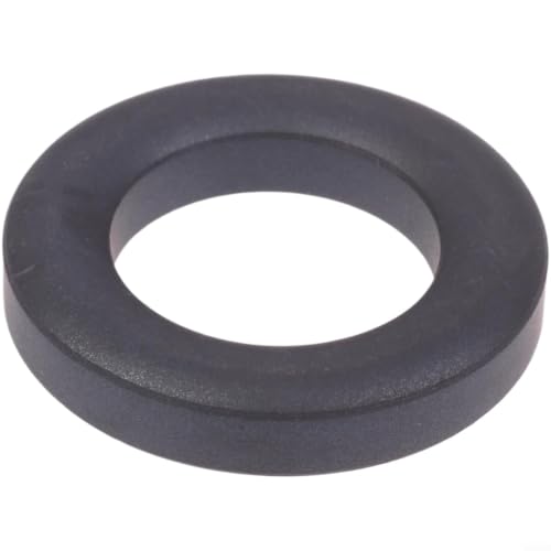 Núcleo toroide negro FT240 43 de polvo de hierro para circuitos RF, material NiZn para altas frecuencias, ideal como balun o estrangulador en la construcción de antenas, diámetro 61 mm, altura 35 mm