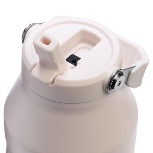 Image of Stanley IceFlow Flip Straw 2.0 Water Bottle 50 oz | Built-In Straw with Larger Opening | Lightweight and Leak Resistant | Insulated Stainless Steel | BPA-Free | Rose Quartz