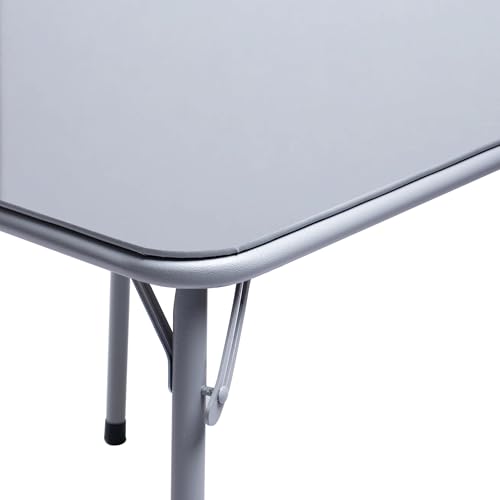 FurnitureR Klappbarer Haustiertisch 86×86×71 cm, Stabiler Pflegetisch für Hunde & Katzen, Faltbarer PVC-Tisch mit Metallrahmen, tragbar und platzsparend, ideal für Tierpflege zu Hause & unterwegs