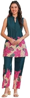 jisora Women's Cotton Blue Co-ord Sets-picture-43