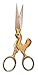 Produktbild Schere ''Storch'' für Stickerei, Golde Farbe, 15 cm.
