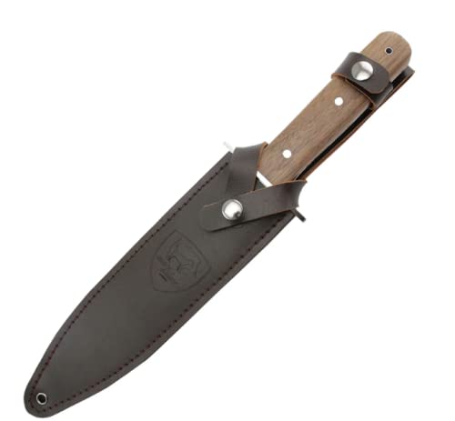 Foto von Parforce Abfangmesser Sautöter Hatz-Watz Boar Hunter FT Ausführung mit Full-Tang Walnuss, Orange