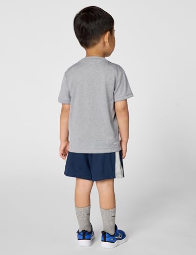 Image of Nike Boys' Dri-FIT Swoosh Logo T-Shirt and Mesh Shorts 2-Piece Outfit Set