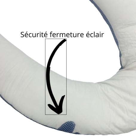 Coussin de Grossesse et d'Allaitement pour Maman et Bébé - XXL - OEKO-TEX - Eco-bébé
