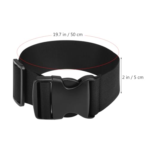 50cm Extender Belt,Fanny Pack Extenders Strap,Belt Bag Extender Strap,Elastic Strap Buckle Extenders for Waist Bum Bag2