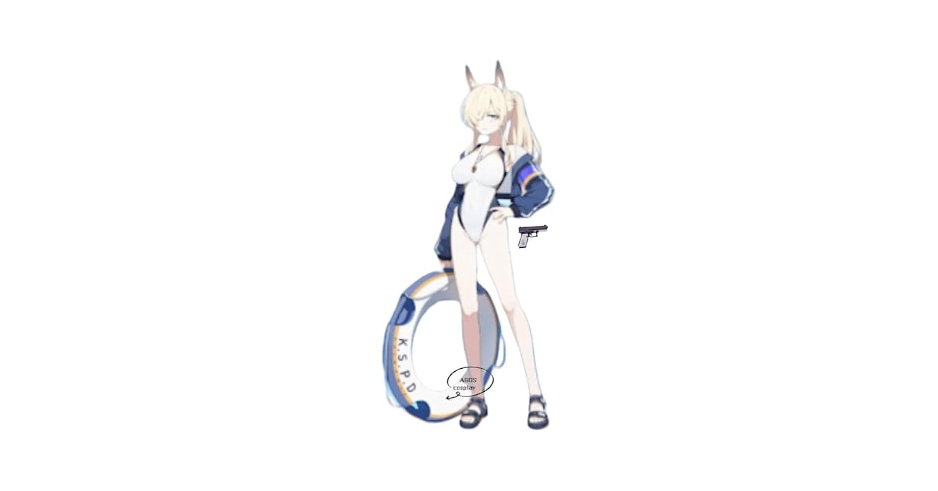 ブルーアーカイブ ブルアカ 韓国限定 フブキ 水着 浮き輪 キーリング ネクソン ブルーアーカイブ ブルアカ 韓国限定 フブキ 水着 アクリル
