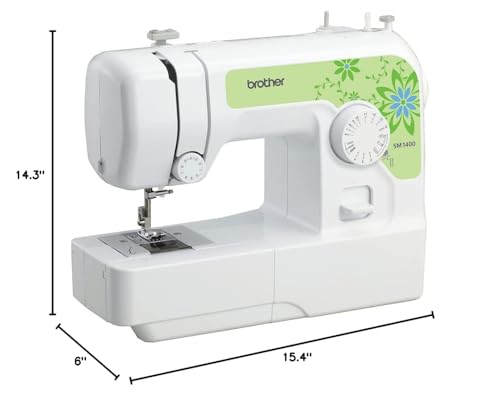 Image of Brother SM1400 14-Stitch Sewing Machine + Brother SASEW6 6-Piece Thread Pack
