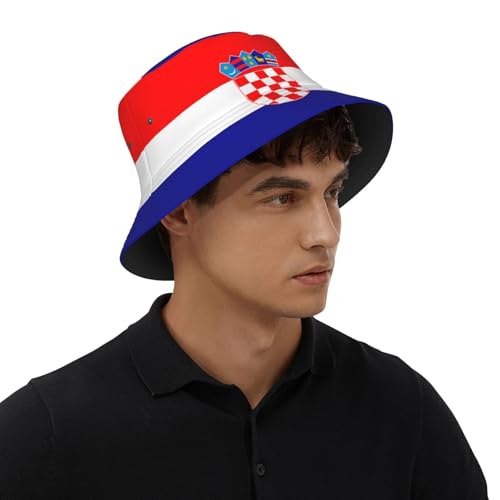 Sombrero Bucket con bandera para sol unisex miniatura 6