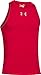 Under Armour Men's Charged Cotton Jus Sayin Too Tank, Red/Steel, Medium