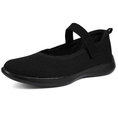 CENNID Wide Mary Jane Flats