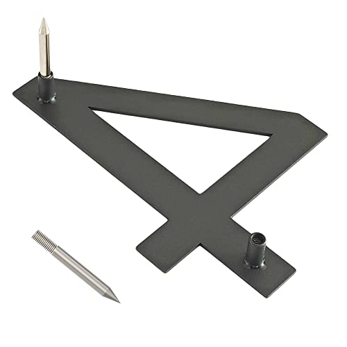 Ywonoby numéros de maison - grands numéros de maison en acier inoxydable brossé, numéros de porte, plaque adresse - moderne flottant noir RAL 7016 numéros de maison-8 pouces 203mm hauteur-numéro 4 – vue 2