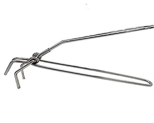Image of BLeaf Stainless Steel-Wire Tong, Utensil Holder, Pakkad (Pack of 1)