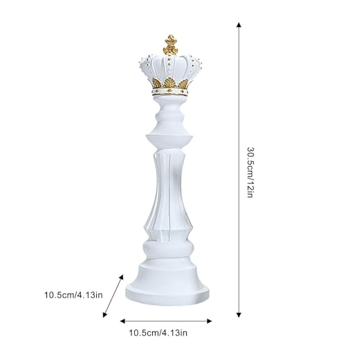 Décoration échecs en résine haut de gamme pour intérieur chic et épuré