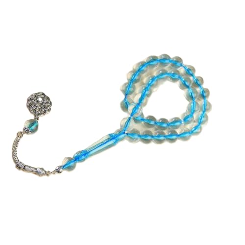 人間工学に基づいた祈り Tasbih 33 ビーズ 軽量アクリルデザイン 精神的な儀式用 思慮深いギフト & 毎日の献身的な使用 イスラム教徒の数珠