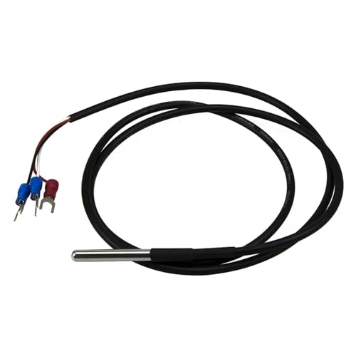 Sensor de temperatura Cu50 con cable de 1m y sonda de 5x50mm para control preciso 2