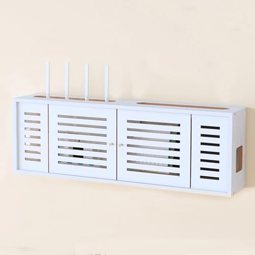 Caja de enrutador WiFi for montaje en pared con gabinete de almacenamiento para oficina 2
