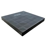 Cambridge Black AC Condenser Pad/Base, 30x30x3 in – Supports Air Conditioner Units and Other Outdoor Equipment
