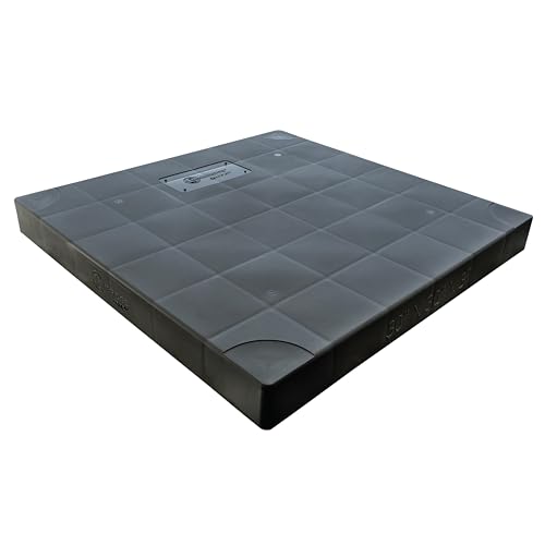 Cambridge Black AC Condenser Pad/Base, 30x30x3 in – Supports Air Conditioner Units and Other Outdoor Equipment