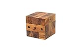 Ancient Key: Handmade & Organic 3D Brain Teaser Wooden Puzzle for Adults from SiamMandalay with SM Gift Box(Pictured)