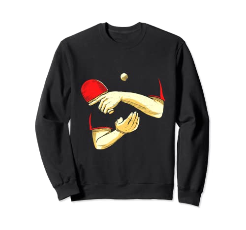 Maglia da giocatore divertente allenamento ping-pong Felpa