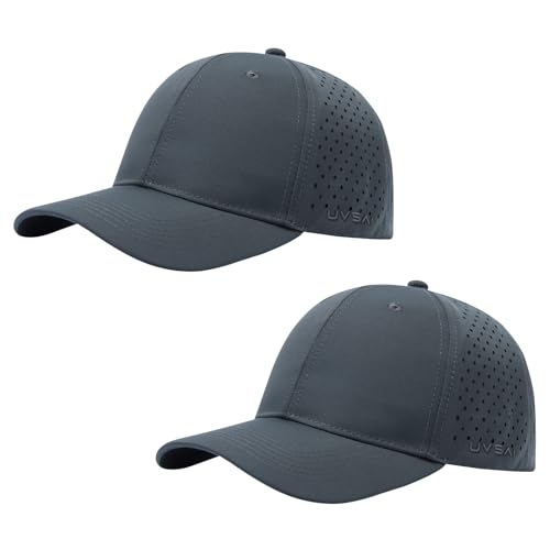 Image of UPF 50+ Performance Water Resistant Baseball Cap Lightweight Breathable Hat Golf Running Boat Hiking for Men Women