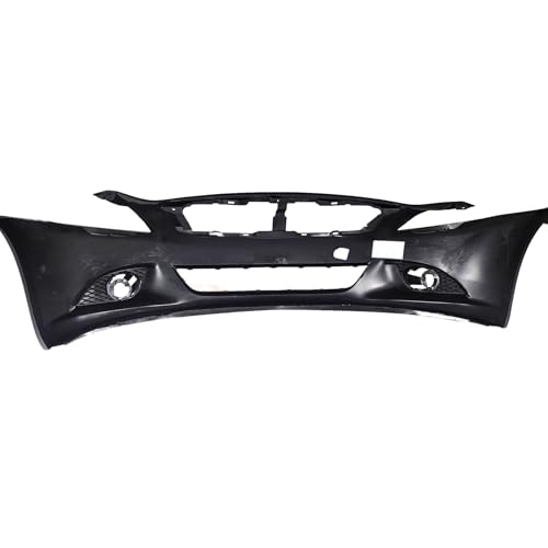 Image of FitParts For Infiniti G37, G25, Q40 2010-2013 Front Bumper Cover | Primed, With Fog Light Holes, Without Parking Sensor Holes, Sedan, Ready to Paint, OEM FBM221NF0H, IN1000246