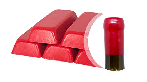 Cire souple rouge pour sceller bouteilles de vin bière eau-de-vie liqueur 1 kg