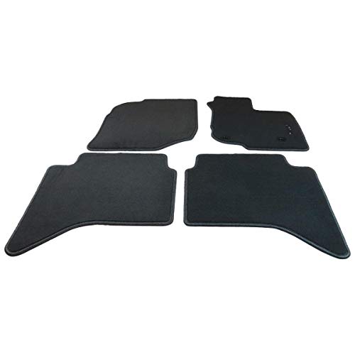 Tapis de sol textile anthracite TOYOTA Hilux 11-14 conduit de chauffage