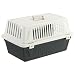 Ferplast Trasportino Gatto, Trasportino Cane Taglia Piccola, Cani e Gatti fino a 8 Kg, Porta in Ferro Plastificato, Fessure di aerazione, 37 x 58 x h 32 cm, ATLAS 20 EL Trasportino Rigido, Nero