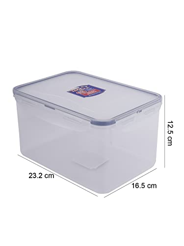 Image of LocknLock Airtight Fridge Containers With Lid 3100ml, Leak Proof, BPA Free Plastic Food Container For Kitchen Storage | Microwave Safe| Fresh Fruits,Vegetables Containers for Fridge Organizer
