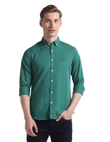Image of U.S. Polo ASSN. Men's Cotton Regular Fit Shirt