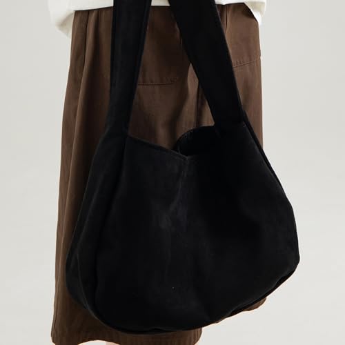 Sac à main en daim imprimé léopard grand format avec bandoulière - 2