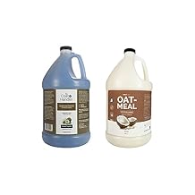 Bark 2 Basics Oatmeal Dog Shampoo & The Coat Handler Undercoat Control Deshedding Dog Shampoo | Coconut Fragrance, Naturally Derived Ingredients