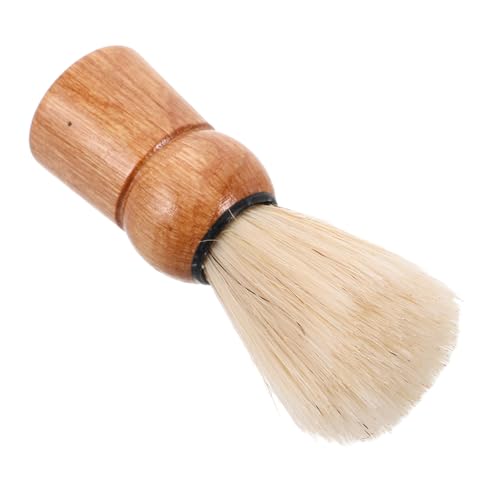 Vaguelly Afeitar Retro Para Hombre Brocha De Madera Con Mango De Natural Para Cuidado De Barba y Facial