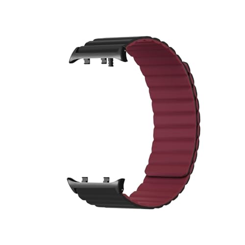 [LOKLNEYK] �_��V���J�Q���x���g�ɓK������Huawei Watch D2(Black-wine red)