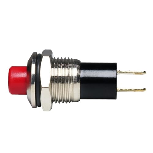 Mini-interrupteur bouton-poussoir 7mm 2 broches verrouillage marche arrêt - 3