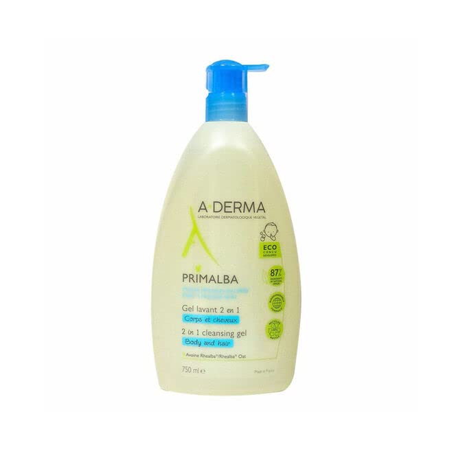 A-Derma Primalba Gel Lavant 2 En 1 750 ml