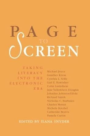 Page to Screen: Taking Literacy into the Electronic Era book cover
